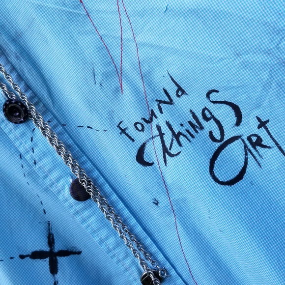 Pirate Girl Shirt Dress Halloween Upcycled - Picture 7 of 8